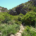 Path across river before second last ascent