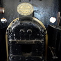 Inside of old locomotive at Water Works Museum