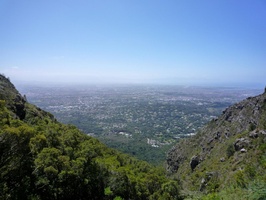 View over Cape Flats from Skeleton Gorge