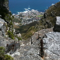 At old cableway on top of Table Mountain