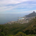 Panoramic view taken on my iPhone from Slangolie Ravine on Table Mountain