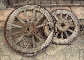 Old Wagon Wheels