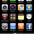 My iPhone's homepage