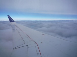 Just above the clouds