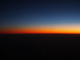 Just before sunrise en-route between Cape Town and East London
