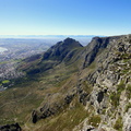 View of Table Mountain with Devil's Peak in the background
