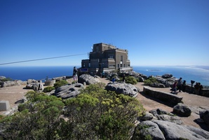 Rear of the upper cableway station