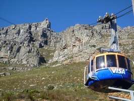 Cablecar arriving at the lower station