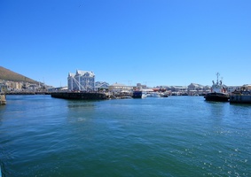 Wide angle view of V&A Waterfront