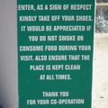 Sign outside the Kramat