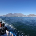 Leaving Table Mountain behind