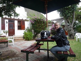 Chantel at The Cottage coffee shop at Montagu