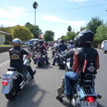 Lining up for the mass ride through Meiringspoort