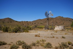 Karoo windpump along Route 62