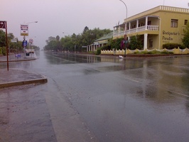 Pouring with rain in Oudtshoorn