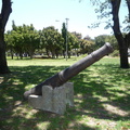 Old cannon in the park