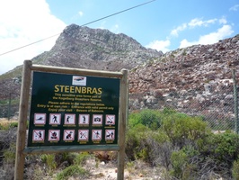 Sign at entrance to the reserve