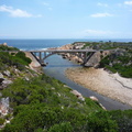 View of the Steenbras River Bridge from the hiking trail