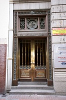 Old door to United Building Society Building, St George's Mall, Cape Town