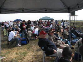 Crowd watching Air Show