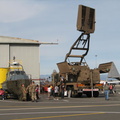 Vehicles on display at Air Show