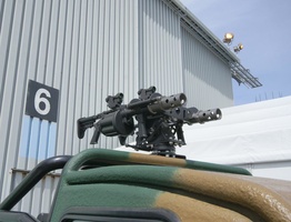 40mm Grenade Launchers mounted on vehicle