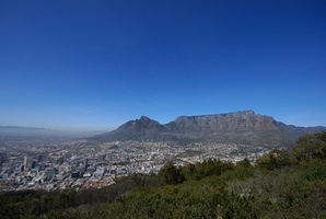 View of Table Mountain from path