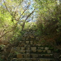 Stairway to Heaven - steps leading down to river below the bridge