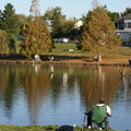 Fisherman at Sonstraal Dam, Durbanville, Cape Town