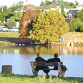 Couple enjoying the sunset at Sonstraal Dam, Durbanville, Cape Town