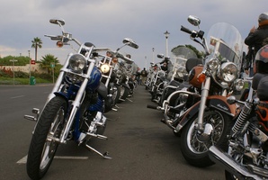 Line up at start of K.I.D.S Charity Ride
