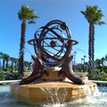 Fountain at entrance to Grand West Casino (Video)