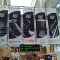 Banners inside CTICC at Jazz Festival