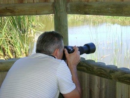 Danie shooting at Rondevlei Nature Reserve, Cape Town
