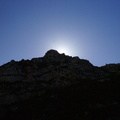 Steenbras Gorge - sun just peeking over