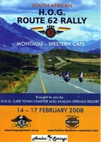 HOG Route 62 Rally 2008 Poster