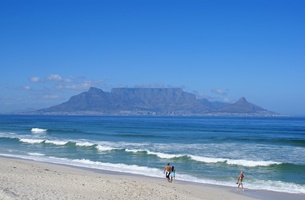 View of Table Mountain from Bloubergstrand