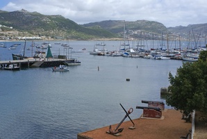 HOG Cape Peninsula Ride - View of Simonstown Harbour