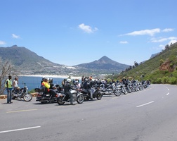 HOG Cape Peninsula Ride - Regroup after Toll Gate at Chapmans Peak