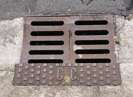 Original Pinelands street drain grids