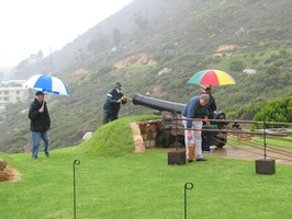 Historic Hout Bay Canon being prepared to be Fired