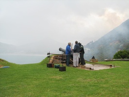 Historic Hout Bay Canon just after being Fired
