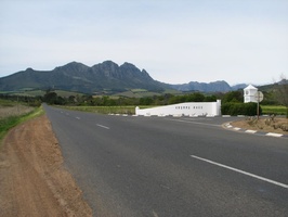 View Towards Franschhoek Mountains