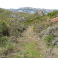 Old Franschhoek Pass Road - View on top of road