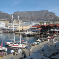Stunning Winter Day in Cape Town! Waterfront framed by Table Mountain.