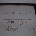 Visit to Kaiser Gruft (Kaiser's Grave or Tomb)
