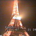 Eiffel Tower Lit Up