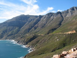 Chapman's Peak Drive descent to Hout Bay, South Africa