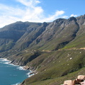 Chapman's Peak Drive descent to Hout Bay, South Africa