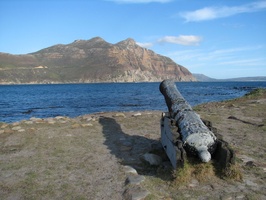 Hout Bay Harbour Gun facing Chapman's Peak Drive